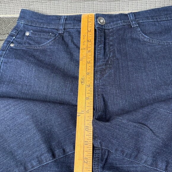 Style & Co Womens Size 10 Blue Straight-Leg Tummy Control Denim Jean Stretch - Picture 6 of 11